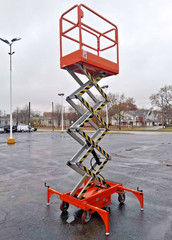 2020 Open Box 5 STAR 16 FEET MAX LIFT ELECTRIC SCISSOR LIFT MAN LIFT
