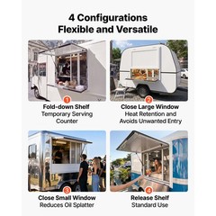 Uimoso 36×36 in Aluminum Alloy Concession Window with Folding Shelf