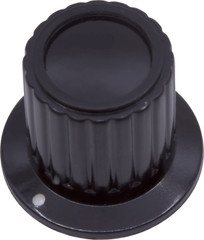 CED P-K415-19 BLACK ORANGE AMP SYTLE KNOB 19mm 1/4″SHAFT VINTAGE RADIO 1PC