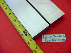 2 Pieces 3/4″ X 2″ ALUMINUM 6061 FLAT BAR 13″ long T6511 SOLID Mill Stock New