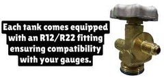R290 Refrigerant, Refrigerant R-290, 12 Lb. Cylinder, for Fridges, Freezers, etc