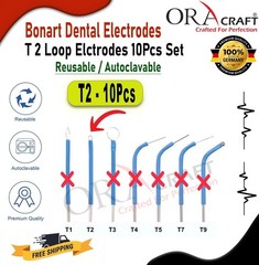 Bonart ART-E1 Dental Electrode T2 Loop Electrodes 10Pcs Reusable Autoclavable