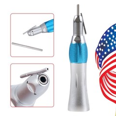 5PCS Dental Surgical Straight Handpiece 1:1 Nose Cone With External water spray