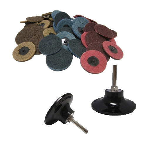150 – 3″ Roloc Surface Conditioning Disc Coarse/Medium/Fine Bundle and Mandrel