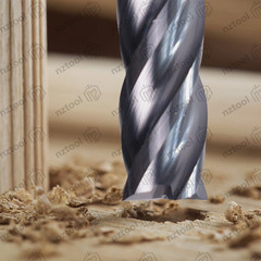 10 PCS 4 Flute 1/16″ x 1-1/2″ Overall Length Carbide End Mill -AlTiN Coated
