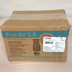 Fresh Products Eco Air 2.0 Room Air Freshener Refills Citrus Scent Box of 6 NEW