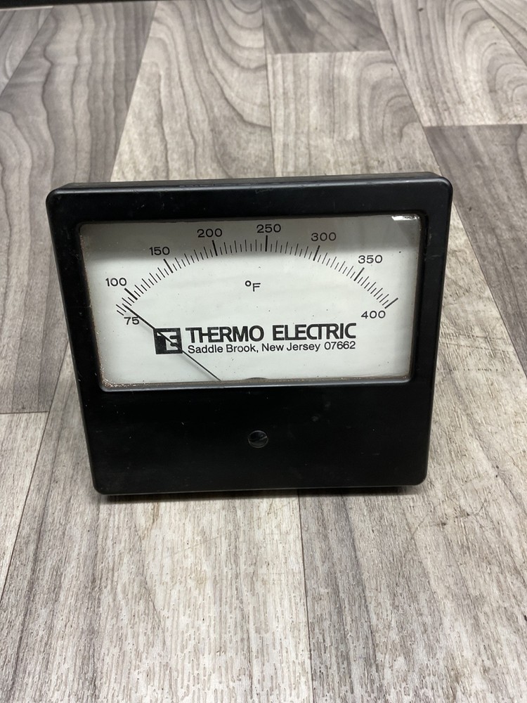 THERMO ELECTRIC 07662 GAUGE, 75-400 Fahrenheit Degrees, Vintage #4019PT193SI