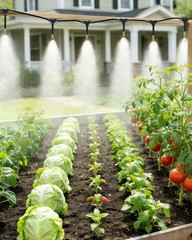Upgraded 5/16″ Drip Irrigation Kit (100FT), High-Flow Garden Watering System …