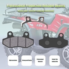 2PCS Brake Pads Set for 150cc 200cc 250cc ATV Dirt Bike Pit Bike Go Kart, go kar