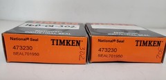 TIMKEN 473230 NITRILE OIL SEAL, 1.625 x 2.250 x 0.312″, SOLID (LOT OF 2) NIB
