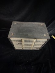 vintage Akro-Mils 9-drawer small parts storage cabinet organizer (B3)