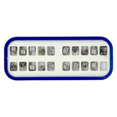 1 kit Dental orthodontic mental bracket mini MBT 0.022 345 with hook