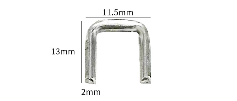 4000 pieces U type 503Y Clips for Manual U-shape Sausage Clipper