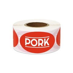 Officesmartlabels – Pork Meat Sticker Bundle For Meat Markets