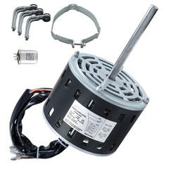 1/3HP Furnace Blower Motor 110-120V 4.4A 1075RPM 4 Speeds 48 Frame 1 Phase