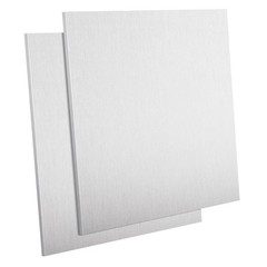 2Pack 6061 T6 Aluminum Sheet Metal 8x 8x 5/16Inch Flat Plain Plate Panel Aluminu