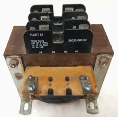 SQUARE D INDUSTRIAL CONTROL TRANSFORMER TYPE KF750D1 CLASS 9070 .750 KVA