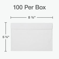 Columbian A9 Envelopes with Self Seal Closure, 5-3/4 X 8-3/4 Inches, 24 Lb. Whit