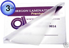 500/pack Small Menu Hot Laminating Pouches 11-1/2 x 17-1/2 Clear 3 Mil