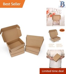 Reliable 6 Pack Cardboard Gift Boxes – 7x5x2 Inch for Small Business & Mailing