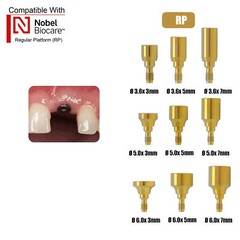 Locator/Healing Abutments for Nobel Biocare Implant NP/RP Platform Closure Cap