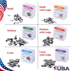 Dental Metal Matrices Matrix Band Sectional Contoured Refill S/M/L 50Pcs/1Pack