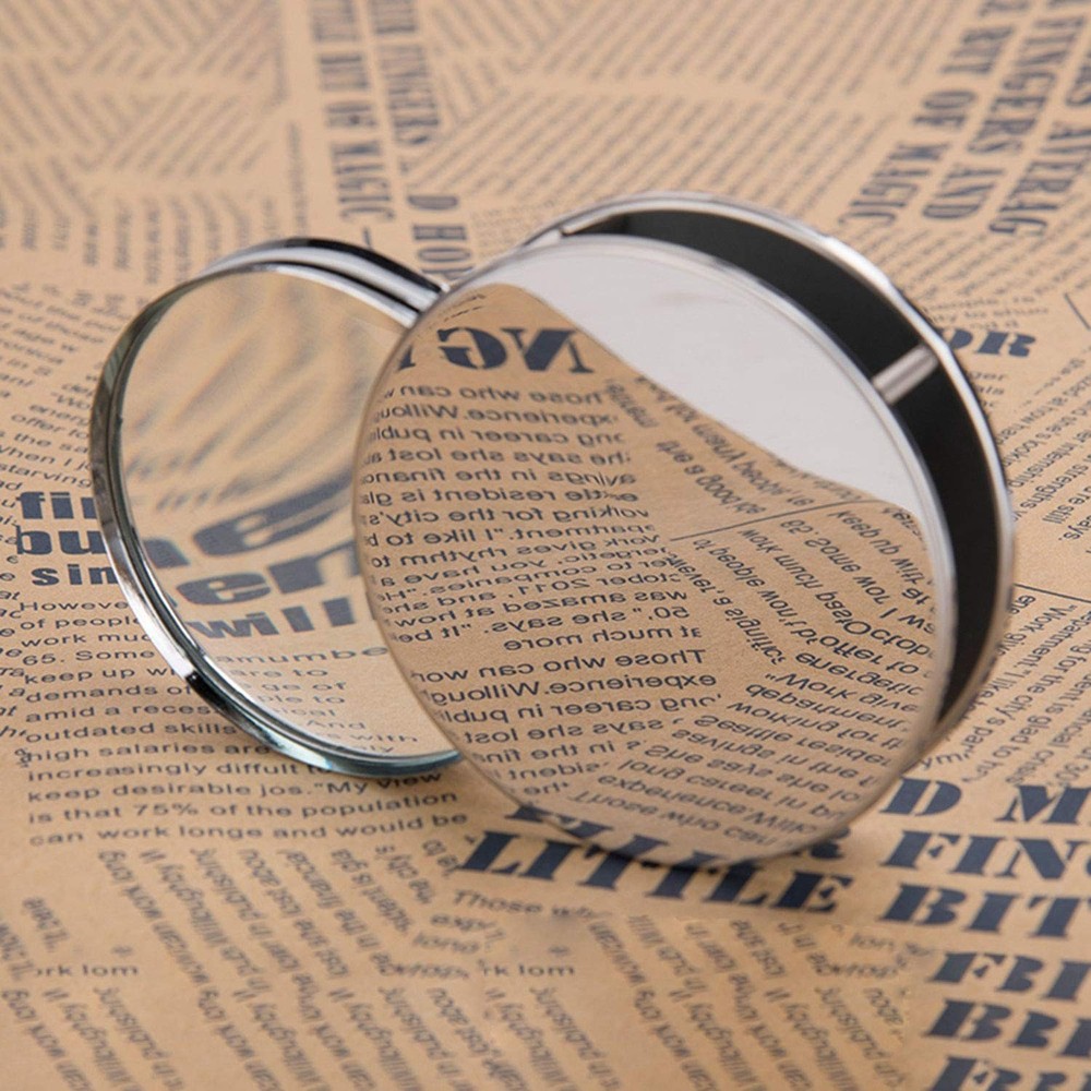 Magnifier Loupes 20X Magnifying Glass Portable Folding Compact Desktop Pocket…