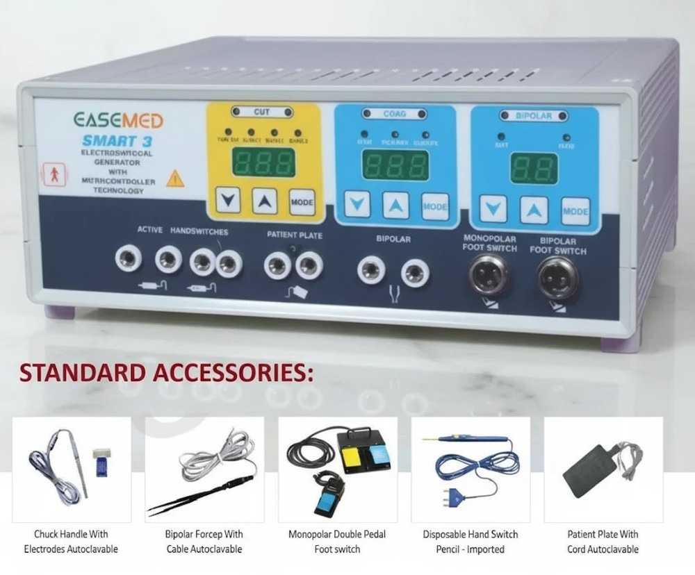 Electro surgical Generator Cautery Smart 3 Monopolar & Bipolar Cautery 300 Watt