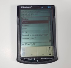 Ectaco Partner Electronic Translator Teacher FRENCH P900 B-3 W/ GPS SD Cards Etc