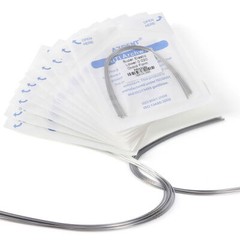 dental Orthodo super elástico niti redondear alambre ovoide/naturaleza/cuadrado