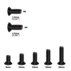 M4x12mm Torx Flat Head Security Machine Screws 20pcs HS/JXLS-09