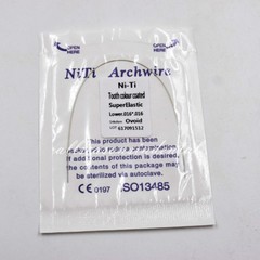 10x Dental Ortho Tooth Color Rectangular Super Elastic NITI Arch Wir 16*16 Upper