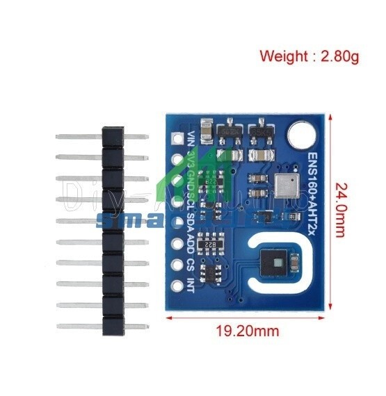 ENS160+AHT21 CARBON Dioxide CO2 eCO2 Air Quality Temperature Humidity Sensor *kk