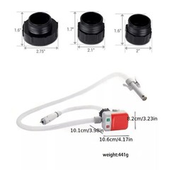 Automatic Fuel Transfer Pump with Auto-Stop, 2.4 GPM Electric Fuel Transfer Pump