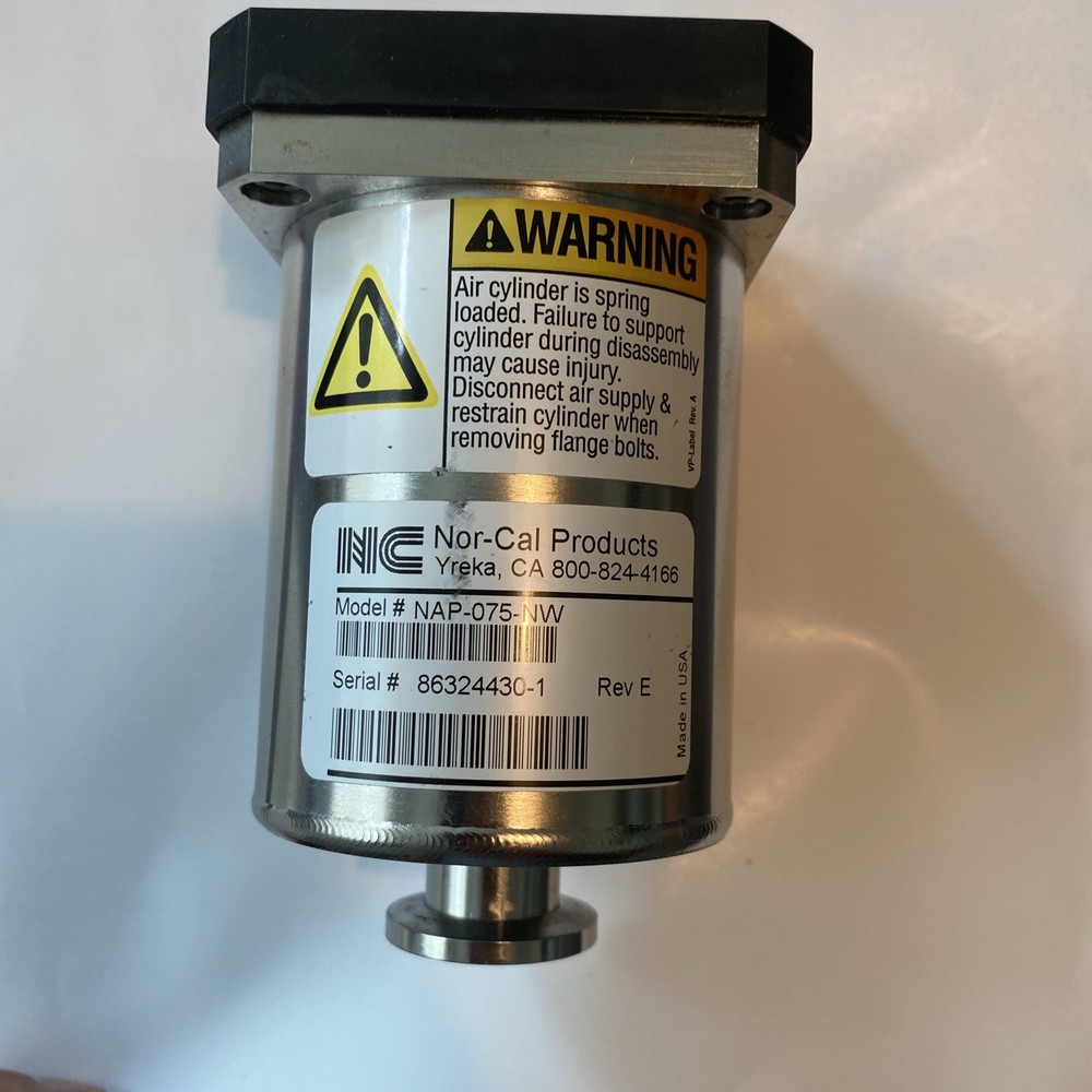 Nor-Cal Products NAP-075-NW NAP075NW Pneumatic Right Angle Poppet Valve