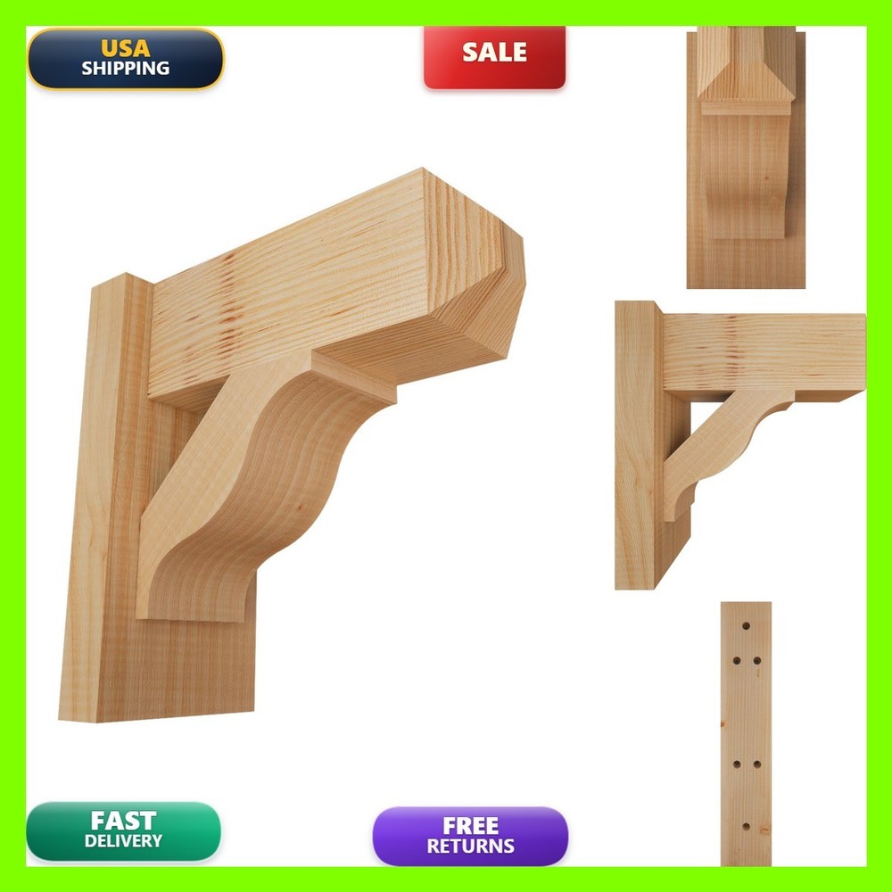 Ekena Millwork 5 1/2W X 12D X 12H Funston Craftsman Smooth Outlooker Douglas