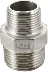 1″ to 3/4″ Inch male NPT Hex Nipple Pipe Fitting Reducer Reducing Adapter SS 304