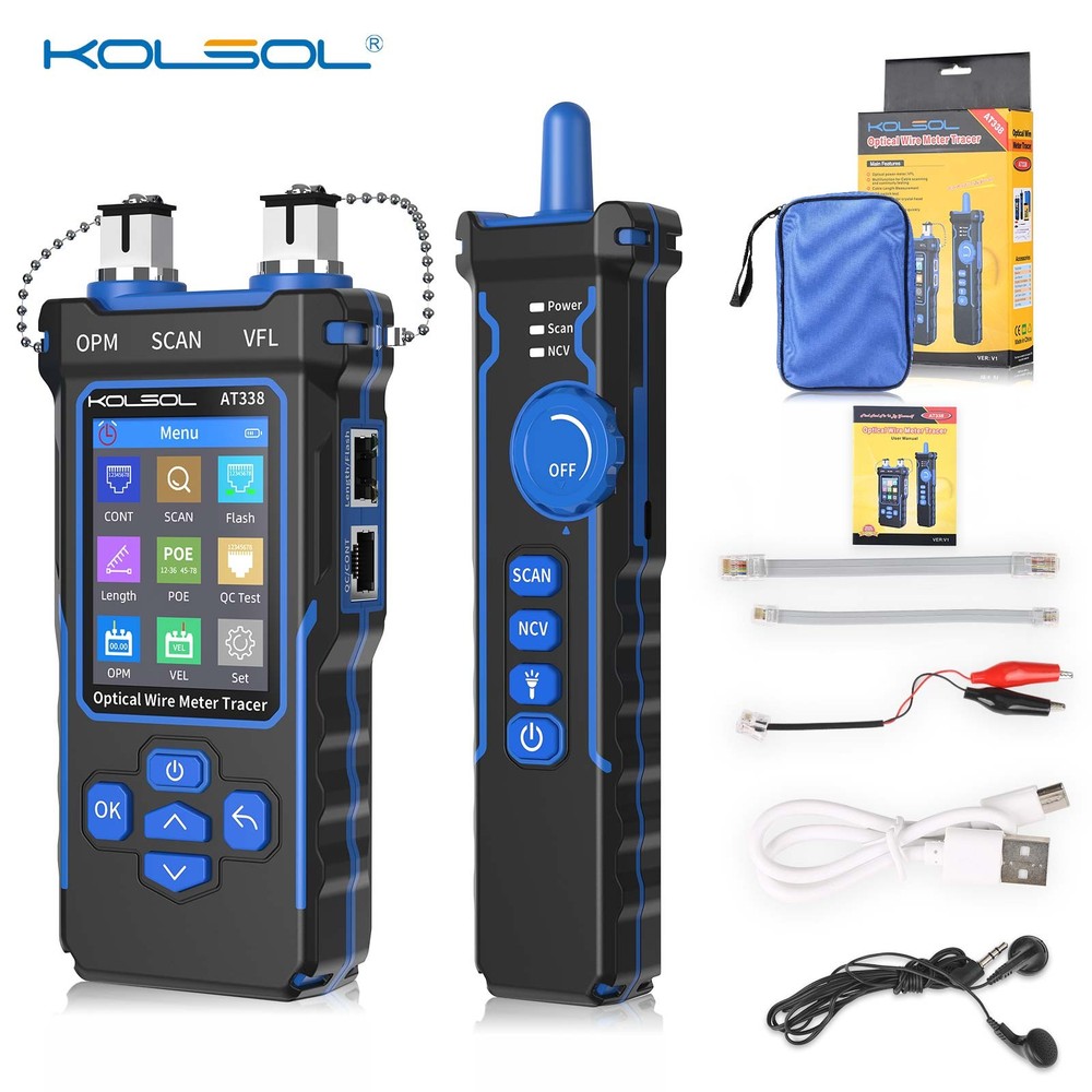 NF-8508 Network Cable Tester CAT5 CAT6 LAN Optical Wire Meter Power Meter Tester