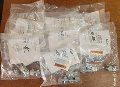 (10) Milbank K4977-INT Tap Connector w/Internal Hex Nut (3 pc. bag) (US SELLER)