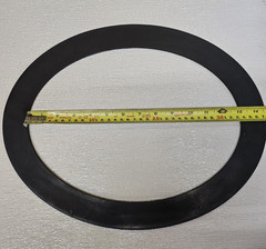 Elliptical Manway Gasket 9-1/2 X 13-1/4 X 1-1/2 IN Wide 1/4 IN Thick