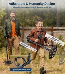 Metal Detector, Professional Metal Detector for Adults with High Accuracy 12.8″