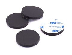 XL 2″ Diameter x 1/4″ Thick Silicone Rubber Feet Large Gripping Surface Non Mar