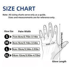 Black Nitrile Gloves Disposable Latex Free Powder Free 20/50/100PCS