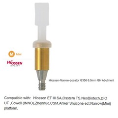 US Hiossen ET Overdenture Locator Abutment Compatible Mini/standard Implants