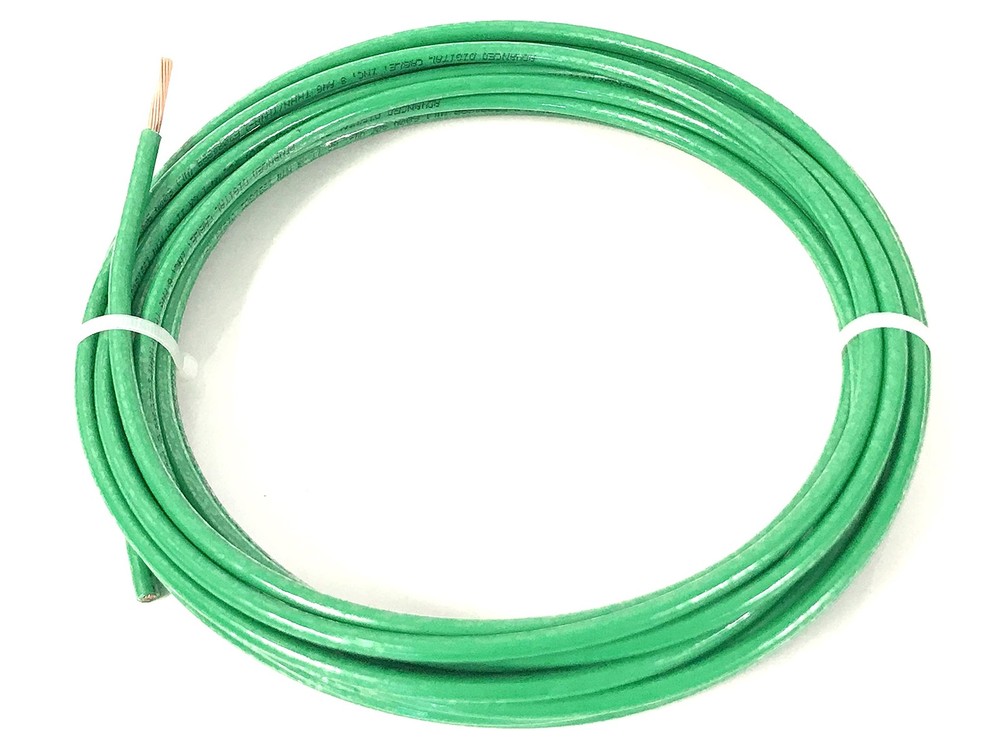 AC/DC Wire and Supply THHN THWN-2 600V 10 AWG Gauge Green Nylon Stranded Copp…