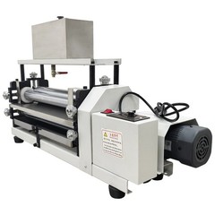 Double-sided Automatic Glue Coating Machine for Paper&Leather 15.35″ SteelRoller