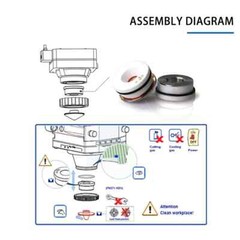 Raytools Laser Ceramic Holder Ring Original 28mm 32mm Ceramic Nozzle Holder