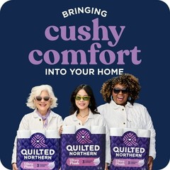Quilted Northern Ultra Plush 3-Ply Toilet Paper, 24 Mega Rolls, 255 Sheets