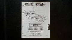 OMC 45,55 COMM Models Parts Catalog 435484 1992 Fire Rescue Boat