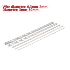 0.3mm-2mm Wire Diameter Stainless Steel Compression Spring 3mm-30mm Diameter